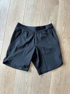 Lands' End Women’s Bermuda swim shorts built in brief pockets poly blend size 8